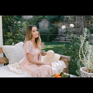 Women's LC Lauren Conrad Smocked Flutter Dress | S | gently loved